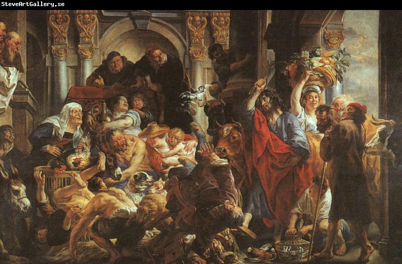 Jacob Jordaens Christ Driving the Merchants from the Temple